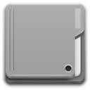 Folder, Grey icon