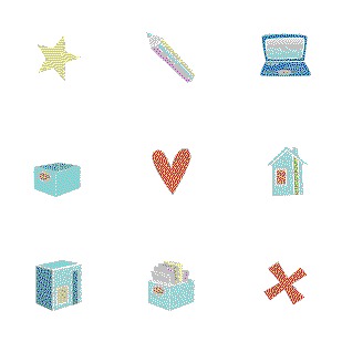 Simple Cute icon sets preview