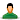 user, green, male icon
