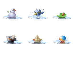 Pool icon sets preview