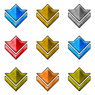 Guild Wars 2 Ranks icon sets preview