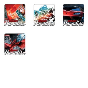 Burnout Paradise icon sets preview