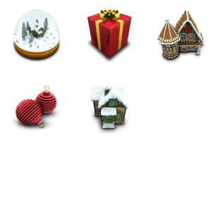 Christmas icon sets preview