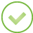 basic, check, green, button icon