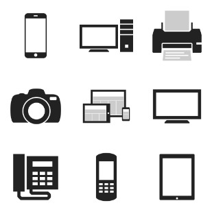 Device icon sets preview