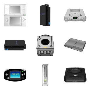 Console icon sets preview
