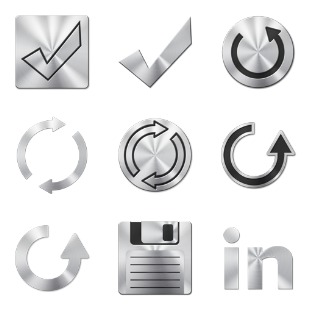 Brushed Metal Icons icon sets preview