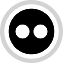 logo, social, flickr, media icon