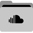 storage, audio, collection, app, social, folder, soundcloud icon
