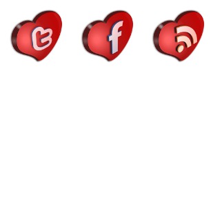 Social Heart icon sets preview