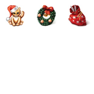 Easy New Year icon sets preview