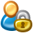 user,lock icon