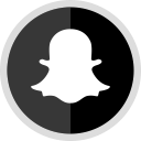 social, media, logo, online, snapchat icon