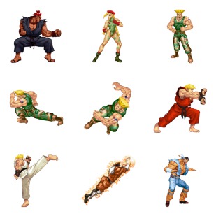 SSF2HD Remix - icon sets preview