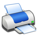 printer,blue,print icon