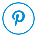 pinterest, social, connection, network, circle icon