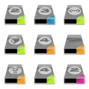 Drive icon sets preview