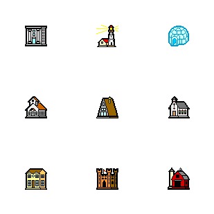Main Street icon sets preview
