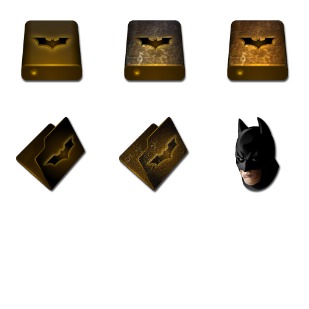 Batman Begins icon sets preview