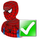 spiderman,ok,hero icon