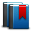 library bookmarked icon