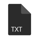extension, txt, format, file icon