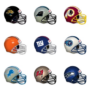 NFL Helmets icon sets preview