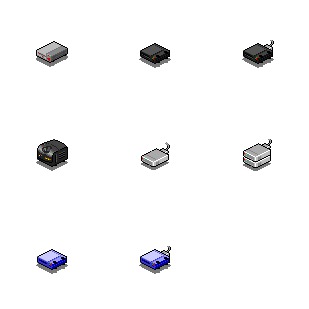 Peripherals icon sets preview