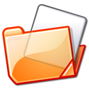 Folder, Orange icon