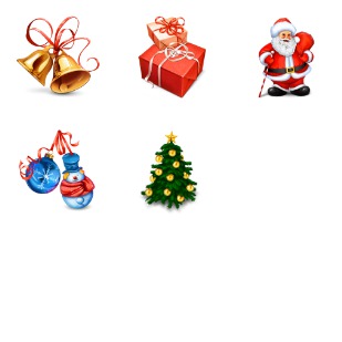Christmas icon sets preview