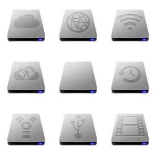 Slick Drives Remake icon sets preview