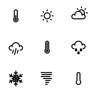 Good Weather icon sets preview