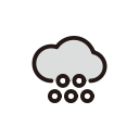 weather, snow, clouds, hail, hailstone icon