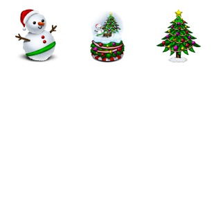 Merry Xmas 2010 icon sets preview