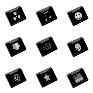 Color ME Folder icon sets preview