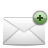 email, mail, envelop, message, letter, plus, add icon