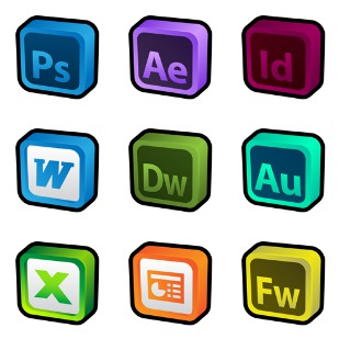 3D Cartoon Addons icon sets preview