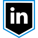 linkedin, social, logo, media icon