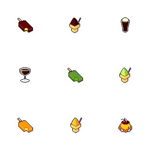 Summer Sweets icon sets preview