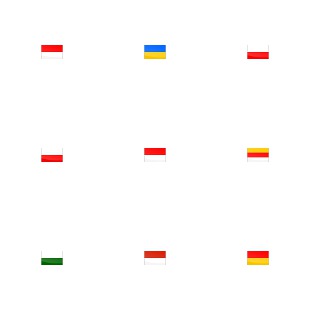 States of Austria icon sets preview