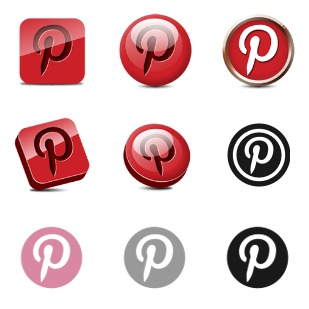 Pinterest icon sets preview