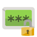 lock, password, open icon