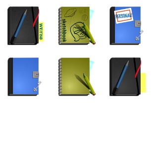 Journal icon sets preview