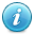 Button, Info, White icon