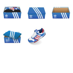 Adidas shoes icon sets preview