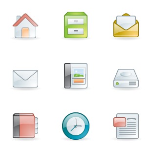 Shiny icon sets preview