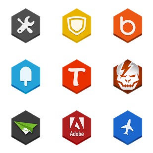 Hex icon sets preview