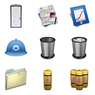 Monsters Inc. icon sets preview