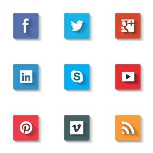 Social Media icon sets preview