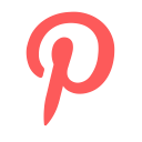 p, pininterest, social, media, visual, letter icon